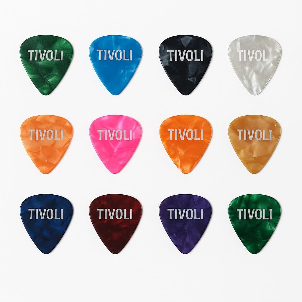 Kit 3 Palhetas de Guitarra/Violão Tivoli 0.46mm – Flexível