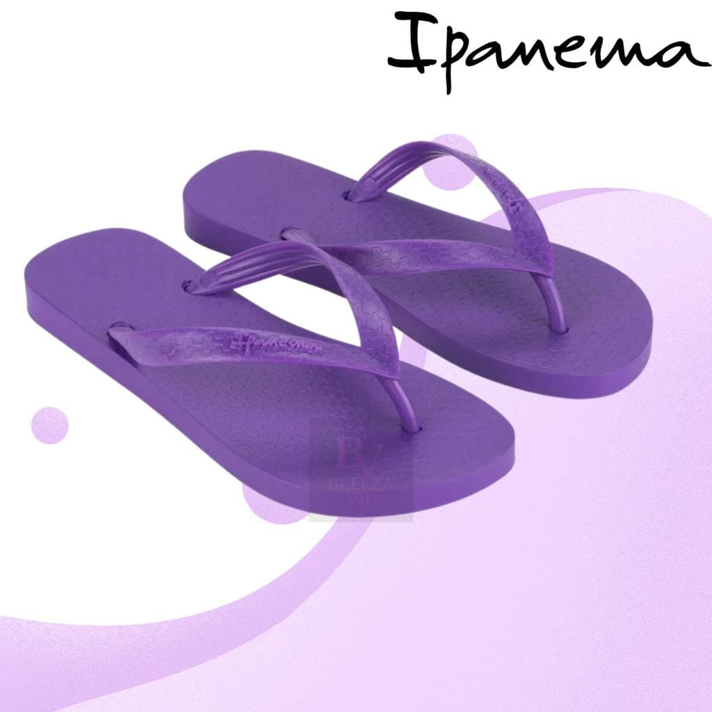 Chinelo Sandália Feminino Ipanema Clássica Roxo com Nota Fiscal