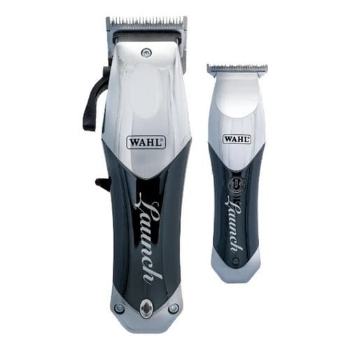 Combo Wahl Launch Clipper E Acabamento Sem Fio Cor Preto Modelo 2240l-2510lcb LJJ