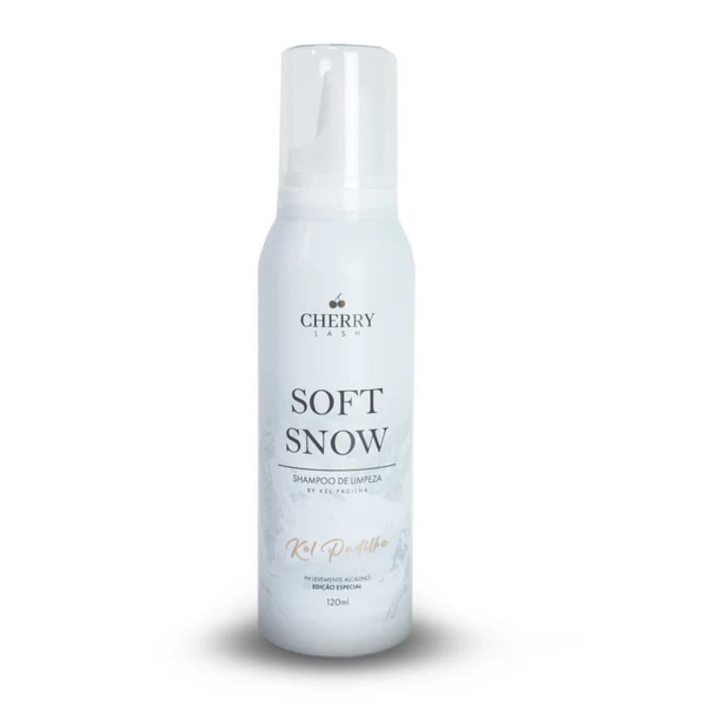 Espuma Mousse de Limpeza Soft Snow Cherry Lash Extensão de Cílios