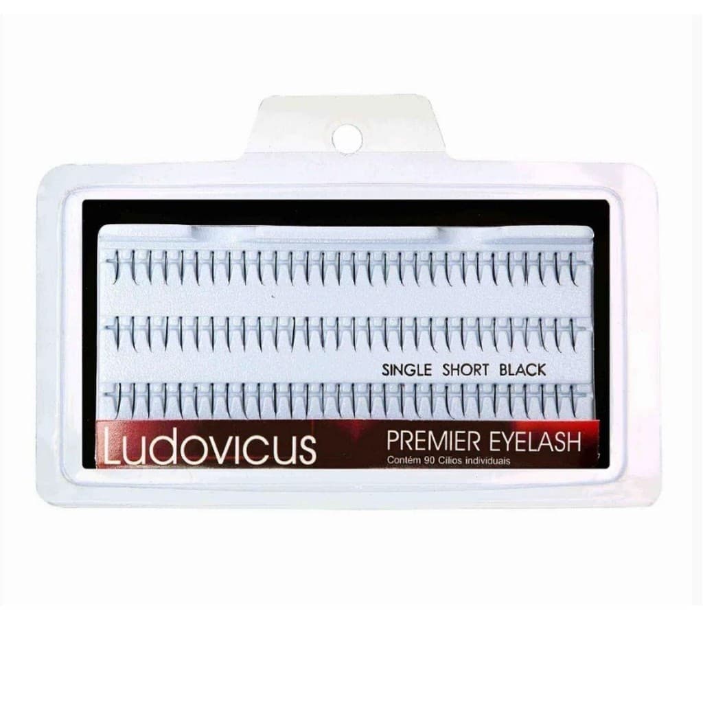 CÍLIOS INDIVIDUAIS LUDOVICUS PREMIER EYELASH SINGLE SHORT BLACK