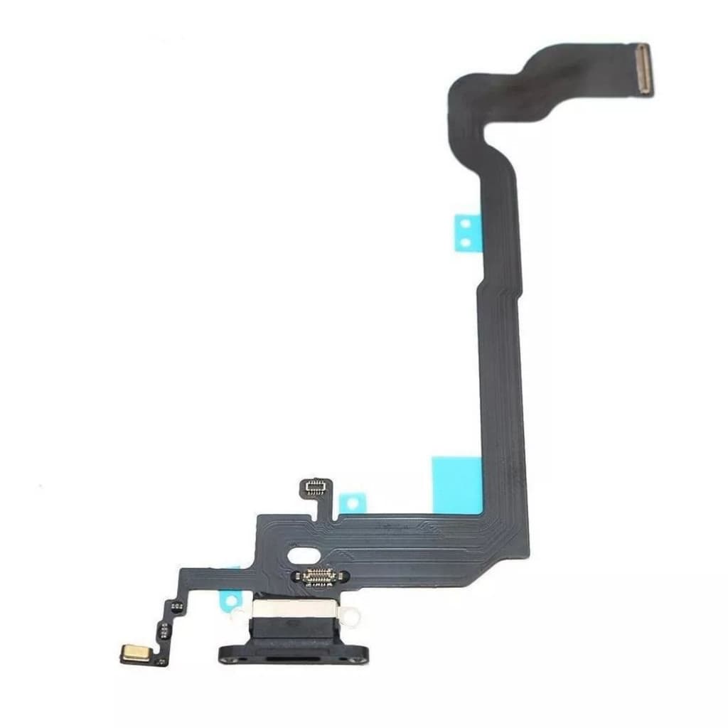 Flex De Carga Dock Microfone Para iPhone X Preto