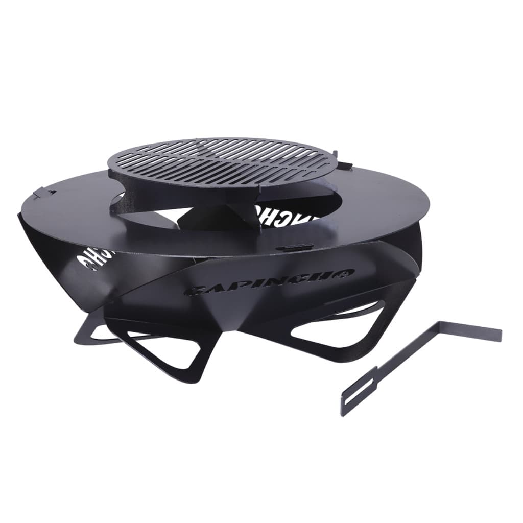 Grelha Portátil em Aço Carbono A Lenha Fire Pit Capincho 08000505