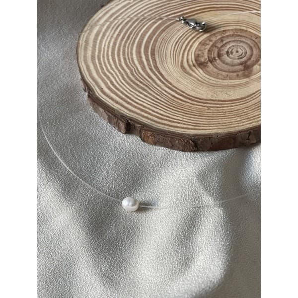 colar perola natural fio de nylon ponto de luz pérola verdadeira LEIA O ANÚNCIO