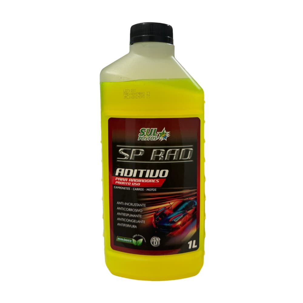 Aditivo Radiador Sp Rad Pronto Para Uso Ecológico Amarelo 1L