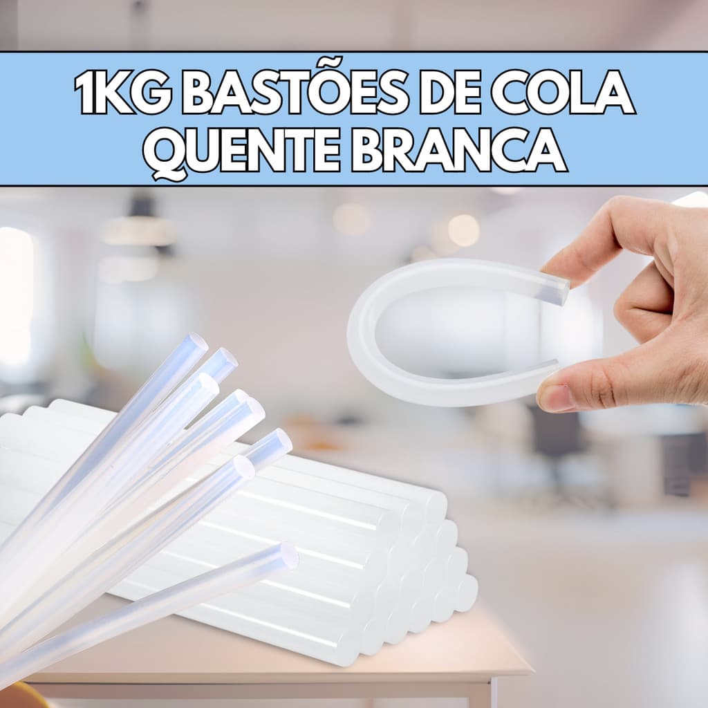 Bastão De Cola Quente Fino Grosso 30cm Coloridos - Escolha Seu Kit