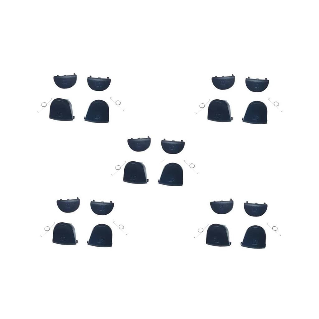 5 Kits V4 Completos de Botões Gatilho Compatíveis com Controle Jdm/jds 040 de PlayStation 4 Ps4