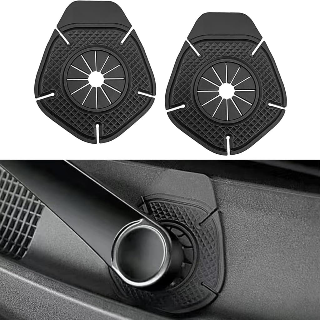 2 Peças Almofada De Proteção Do Furo Braço Limpador De Carro , Protetor De Pára-Brisa De Silicone Capa Contra Poeira , P