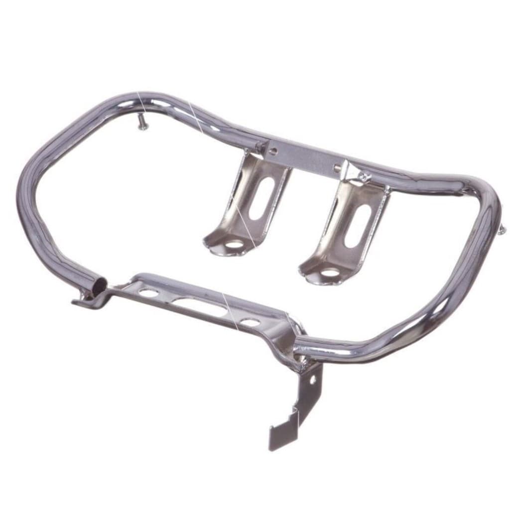 Alça Traseira Modelo Original Titan 150 Es Ks 2004 Até 2008 Aço Tubular 1,9 mm Cromado e Preto