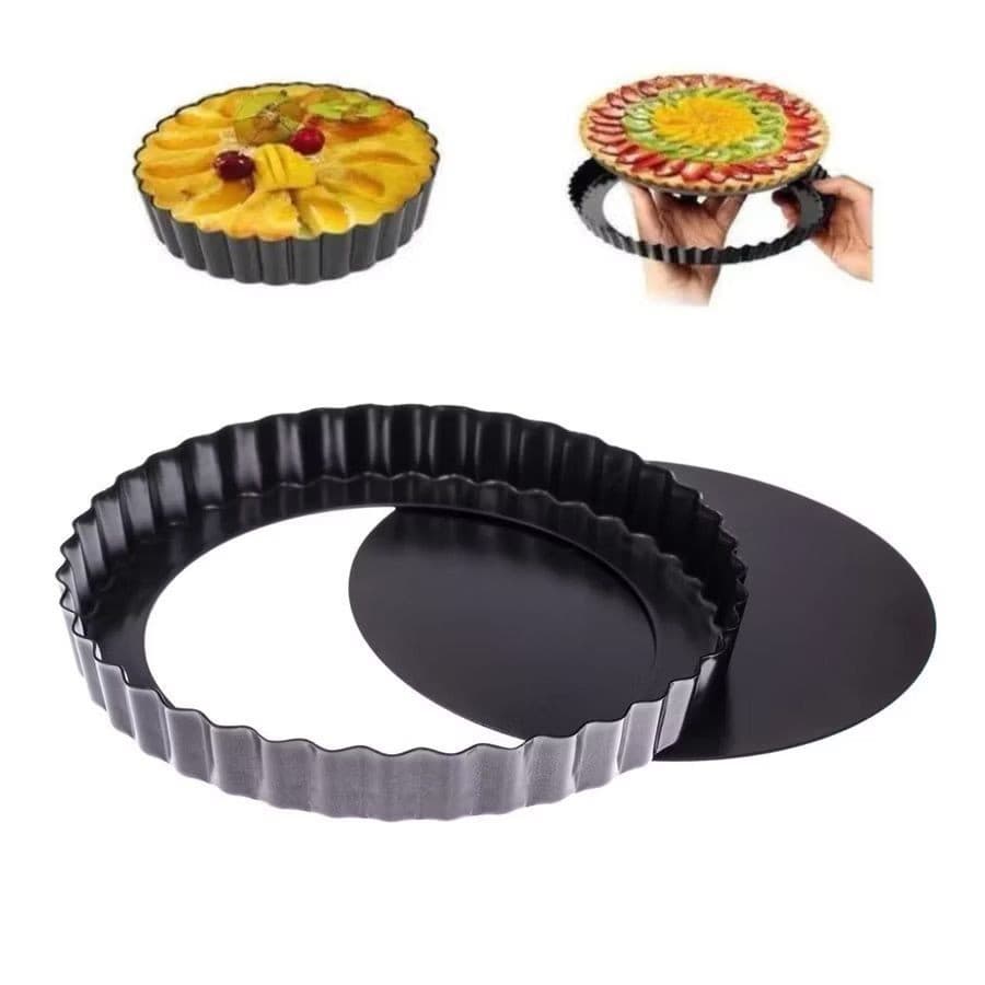 Forma de Bolo Torta Antiaderente Fundo Removível