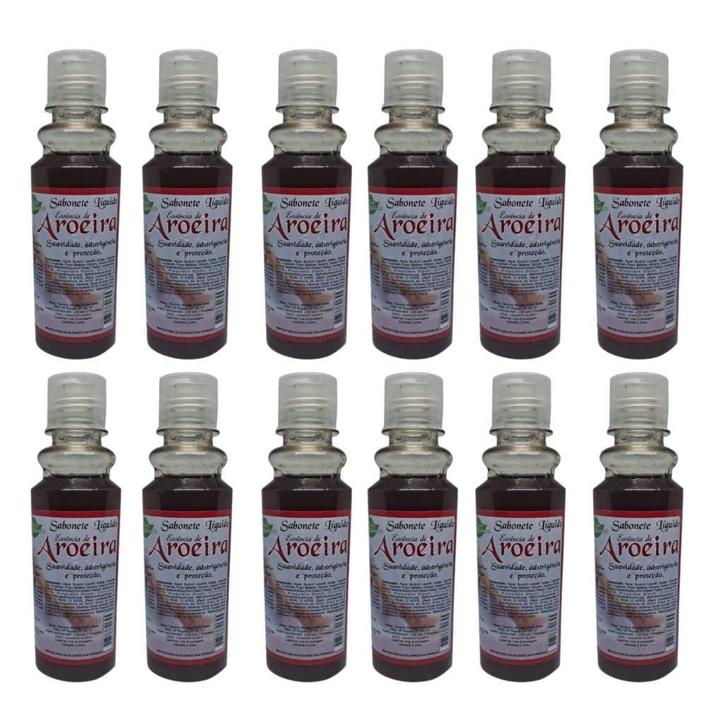 Sabonete líquido de Aroeira 200ml atacado - Aroeira  Cosméticos  | Caixa com 12 unidades