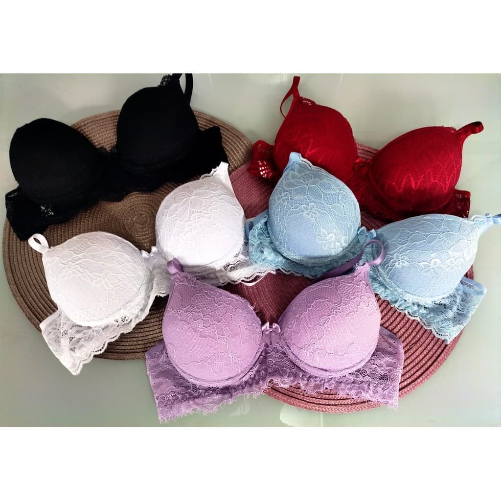 Kit 5 Sutiãs de Renda Conforto e Estilo no Seu Dia a Dia
