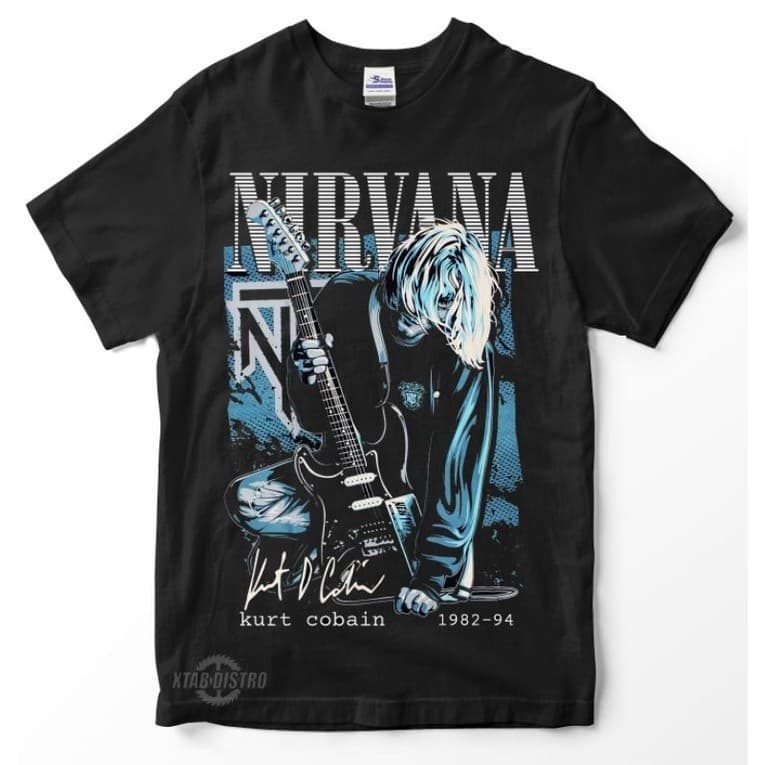 Camiseta Unissex Nirvana Kurt Cobain - Camisa de Malha 100% Algodão - Envio Imediato - DR Bigorna