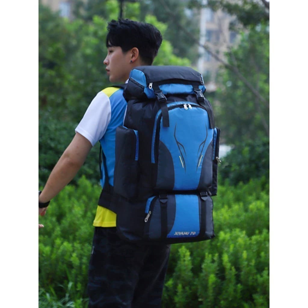 Mochila Viagem Camping 70L Montanhismo Caminhada Pesca Trilha201