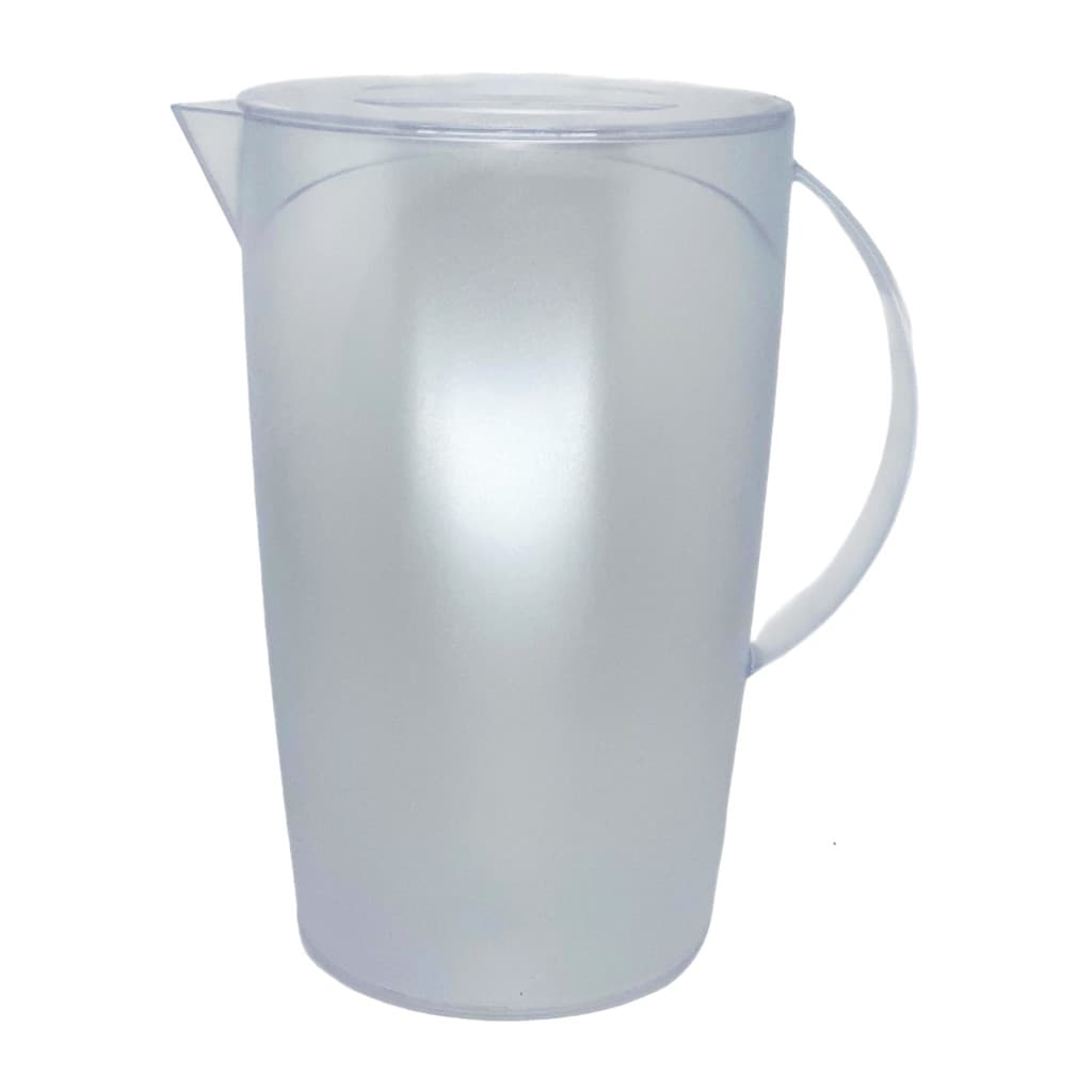 Jarra de Suco 2L com Tampa Acrílico Resistente Premium Jarra de Água Várias Cores