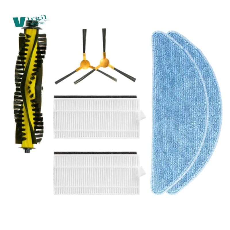 【new】Para Ikhos Criar NetBot S15 X500 X600 X500 Pro Robô Aspirador De Pó Principal Escova Lateral Mop Pano Peças