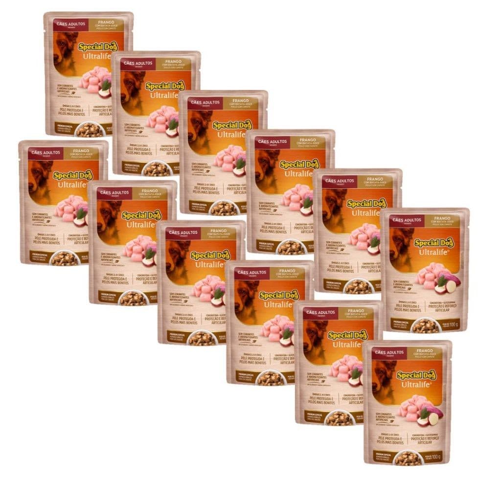 KIT 12 SACHES SPECIAL DOG  100 GRS - VARIOS SABORES