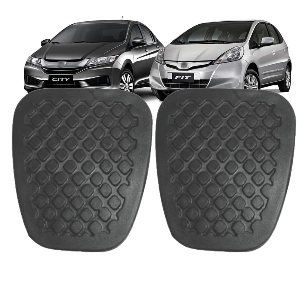 Kit Capa Pedal Freio Embreagem Honda Fit City Todos Os Anos