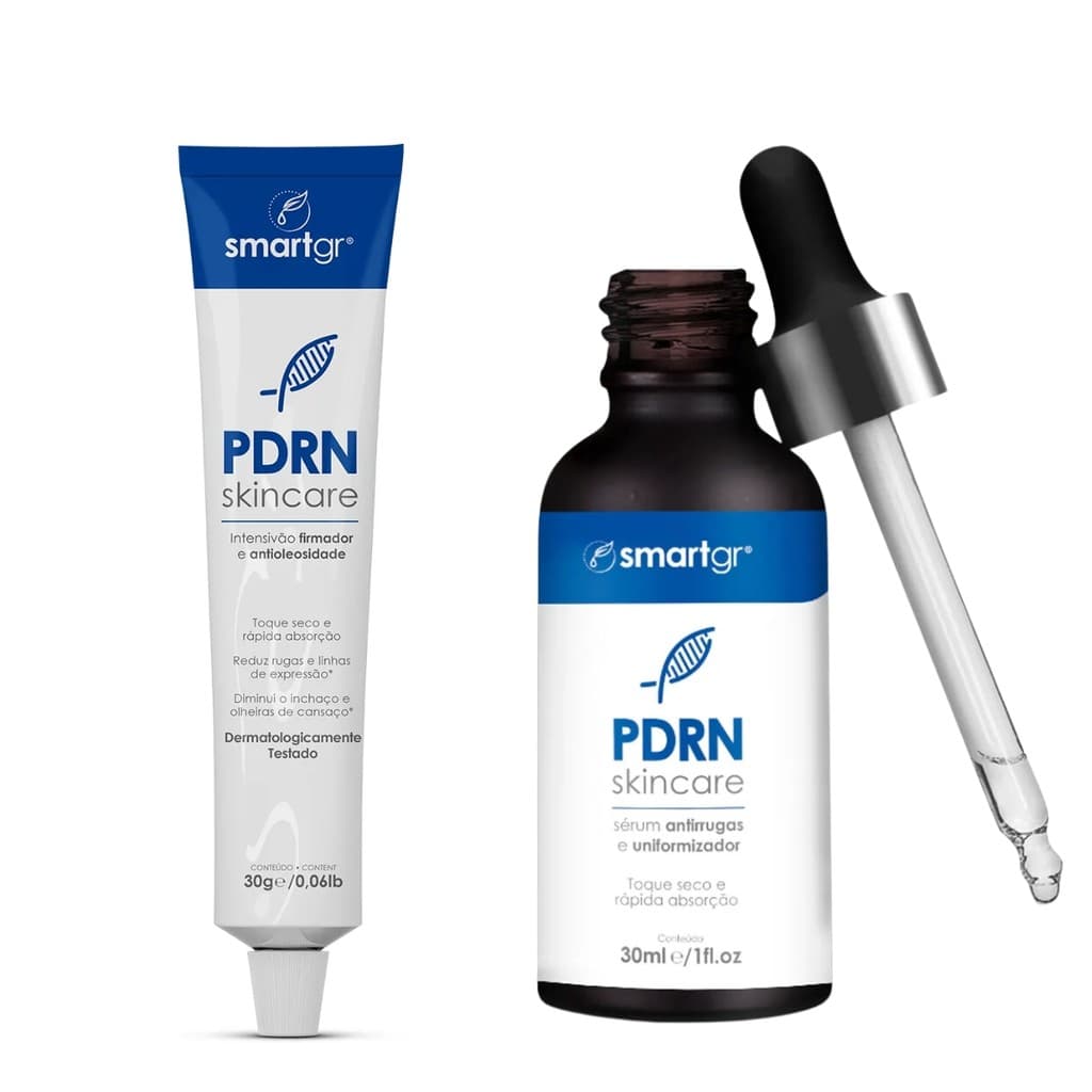 Kit PDRN Skincare Creme e Serum Antioleosidade Smart GR