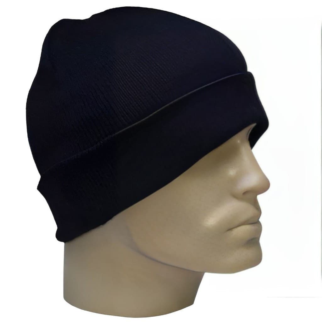 Touca De Frio Básica Lã Gorro Liso Preta Toca Adulto Inverno