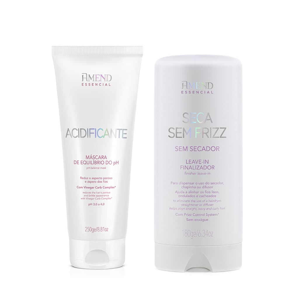 Kit Amend Acidificante + seca sem frizz