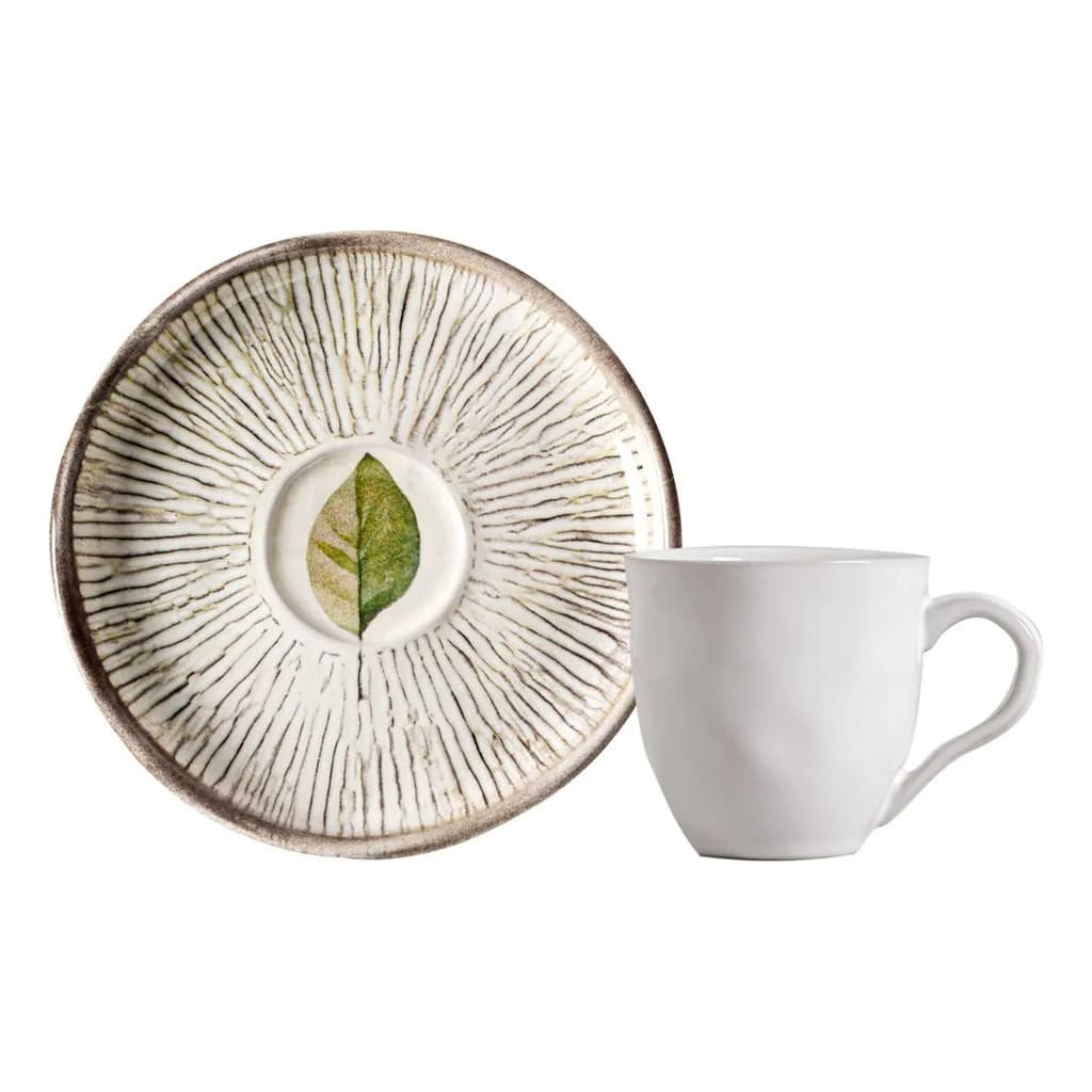 Jogo 6 Xícaras Café 120ml Bio Everygreen Porto Brasil