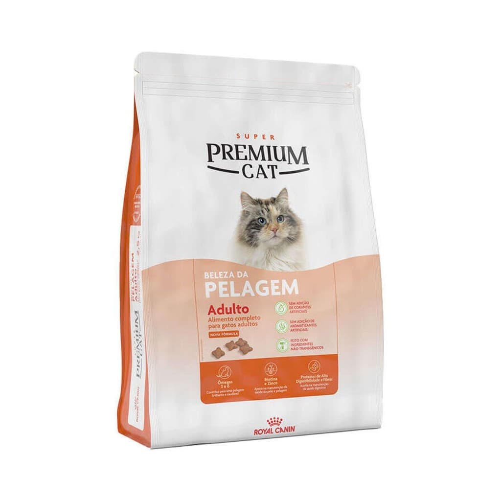 Ração Royal Canin Super Premium Cat Gatos Beleza Pelagem 1kg