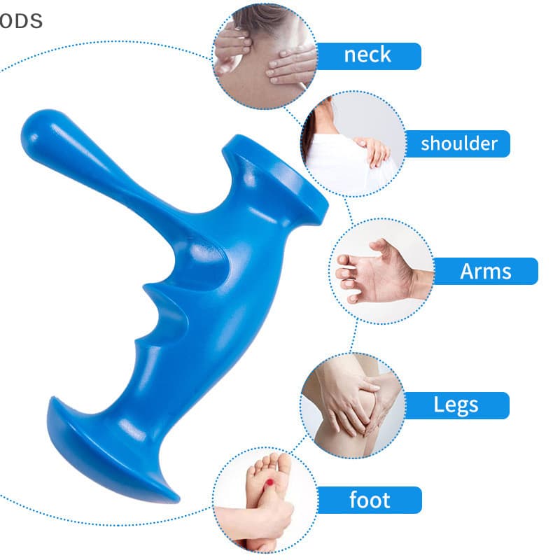 ODS Massageador Em Forma De T Ferramentas Manuais De Fisioterapia Com Ponto De Gatilho De Pressão Do Dedo De Corpo Inteiro Alívio Da Dor De Relaxamento Profundo Tecido