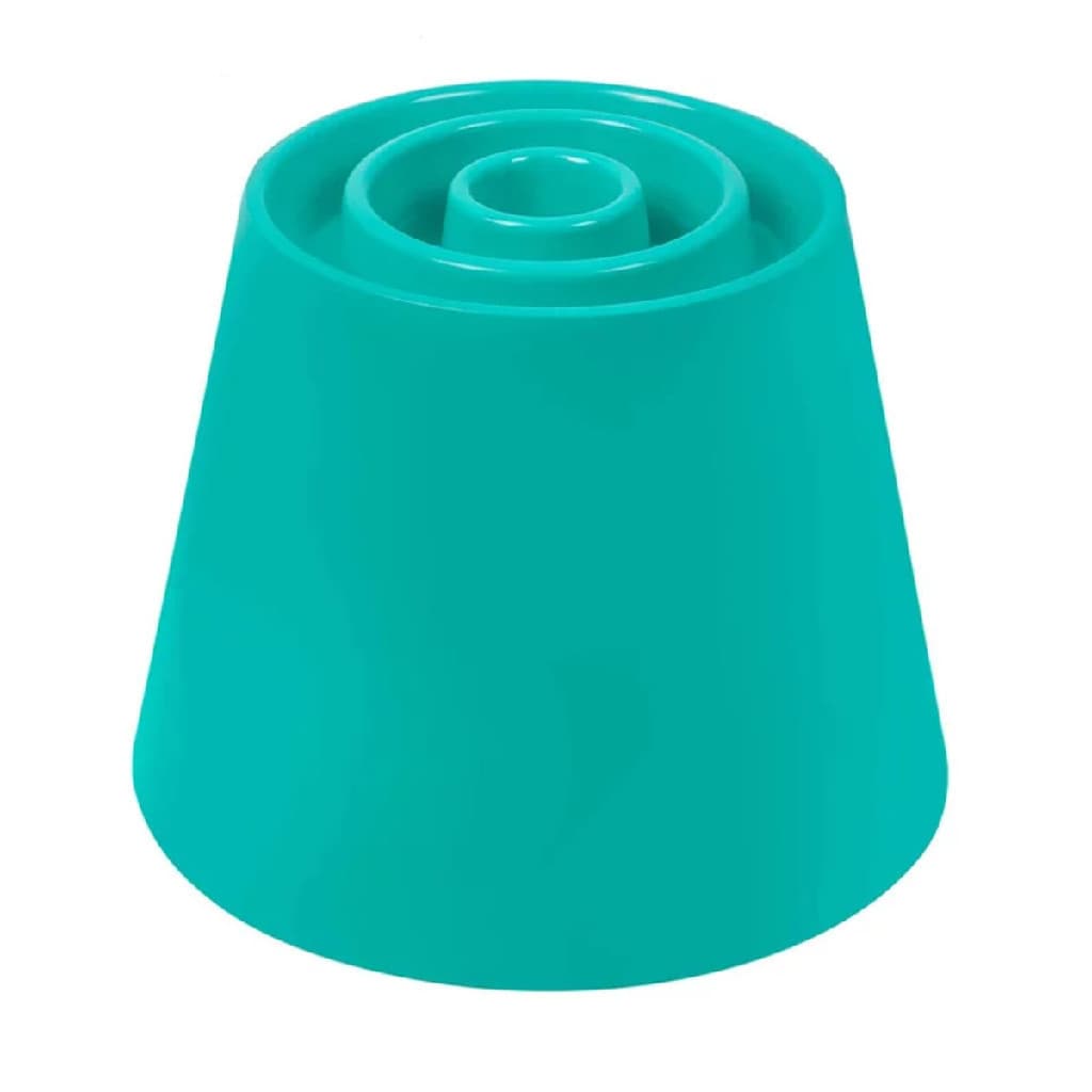 Comedouro Alto e Lento Pet Games Dog Eat P - Verde Agua