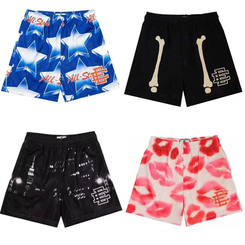 Eric Emanuel EE Basic Shorts Novos Calções Casuais Masculinos Calças Esportivas De Ginástica De Verão Homens Clássico