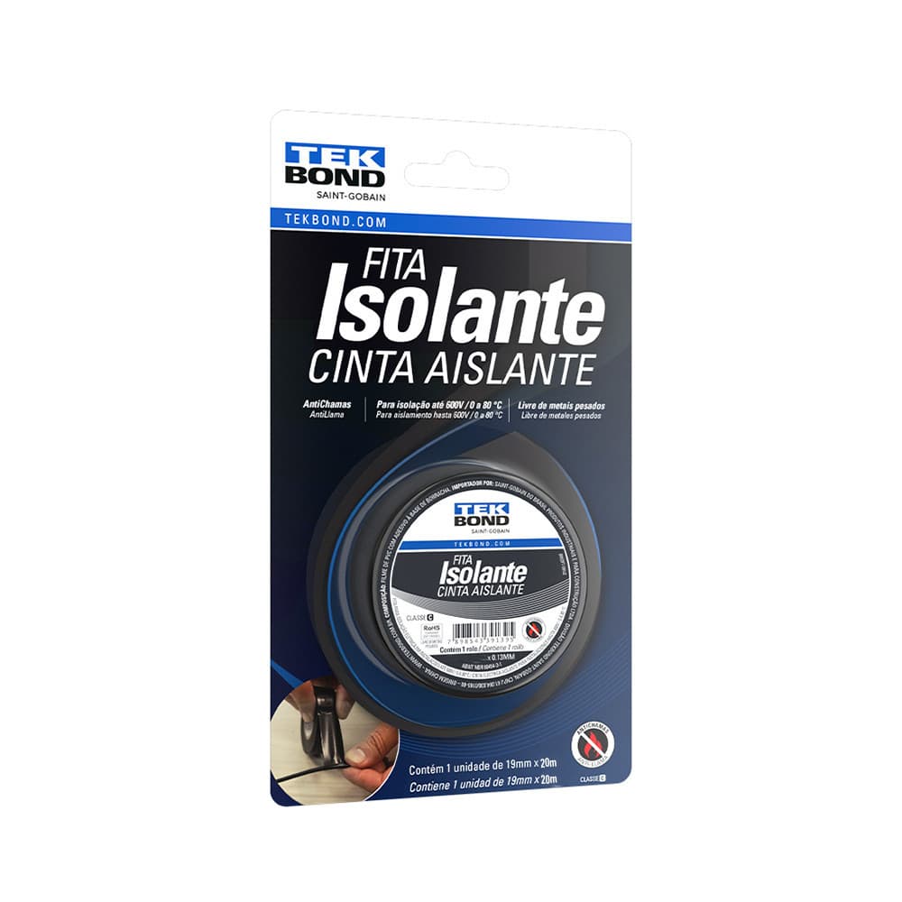 Fita Isolante 19mm X 20mt Tekbond