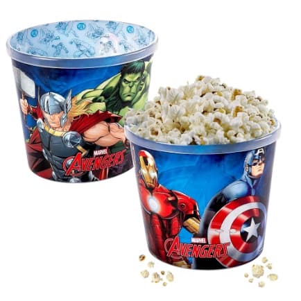 Balde De Pipoca Dos  Vingadores 2,1L Avengers Marvel - Plasutil