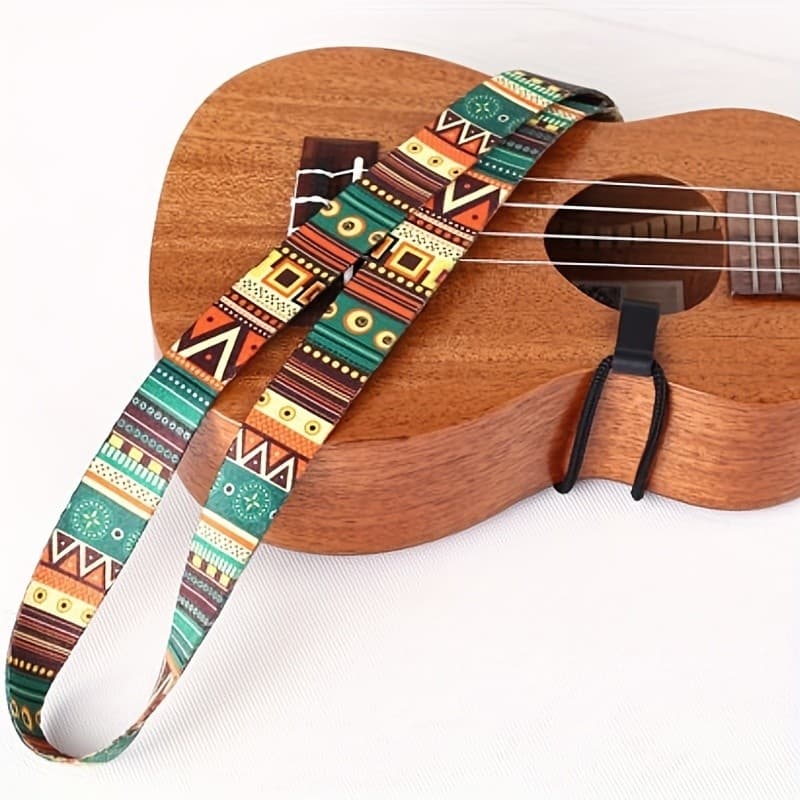 Alça De Ombro Pequena Para Guitarra , Poliéster Ajustável , Impressão De Alta Qualidade , Estilo Étnico , Algodão Puro ,