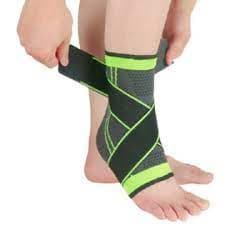 Tornozeleira Anti-Derrapante Ortopédica Ajustável Esportiva Proteção de Joelho com Strap Crossfit