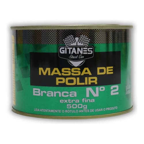Massa De Polir Gitanes 500g  Remove Riscos E Dá Brilho