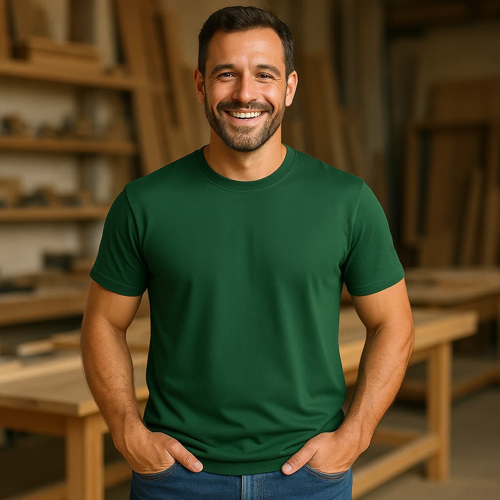 Blusa Camiseta Básica Lisa Elegante Malha Fria Masculina Leve Confortável Premium Dia a Dia
