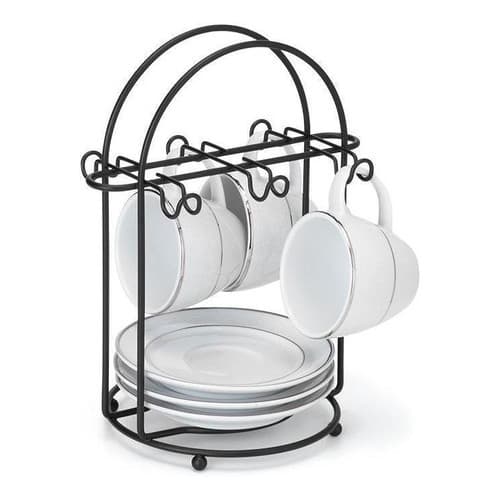Suporte Para Xícara De Café Pires Organizador Decoração