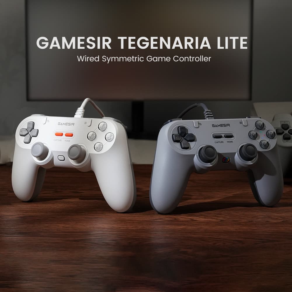 Gamesir T3 Lite Controlador TEGENARIA  Controla Mandos Para PC Nintendo Switch 1 E 2 Gamepad Com Fio Android Hall