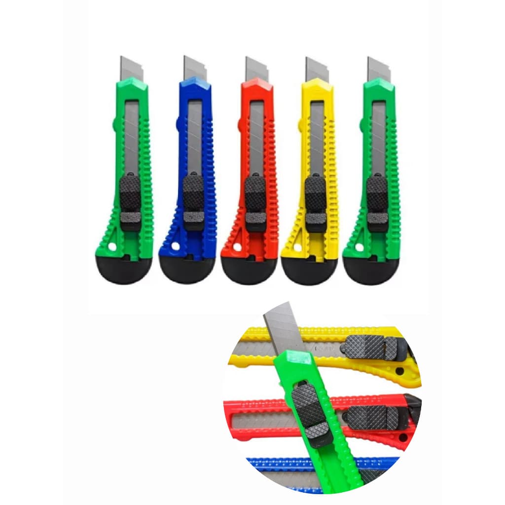 Kit 1 Estiletes Simples 15cm Lamina 18mm Cores Variadas