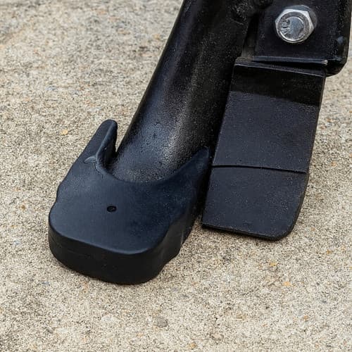Protetor Para Descanso Pezinho De Moto Não Risca Piso De Fácil Aplicar  Original Titan Biz