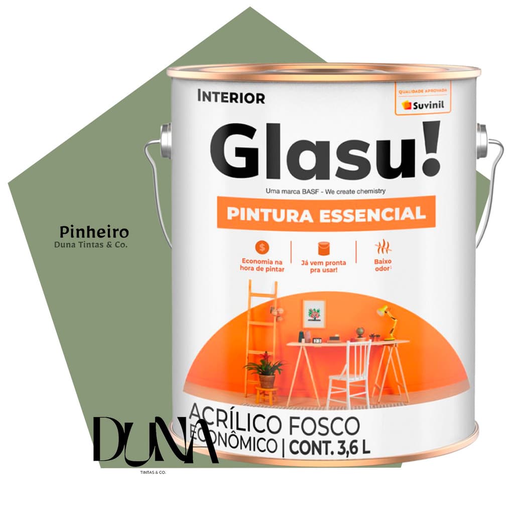 Tinta Antimofo Econômica Glasu Pinheiro 3,6L