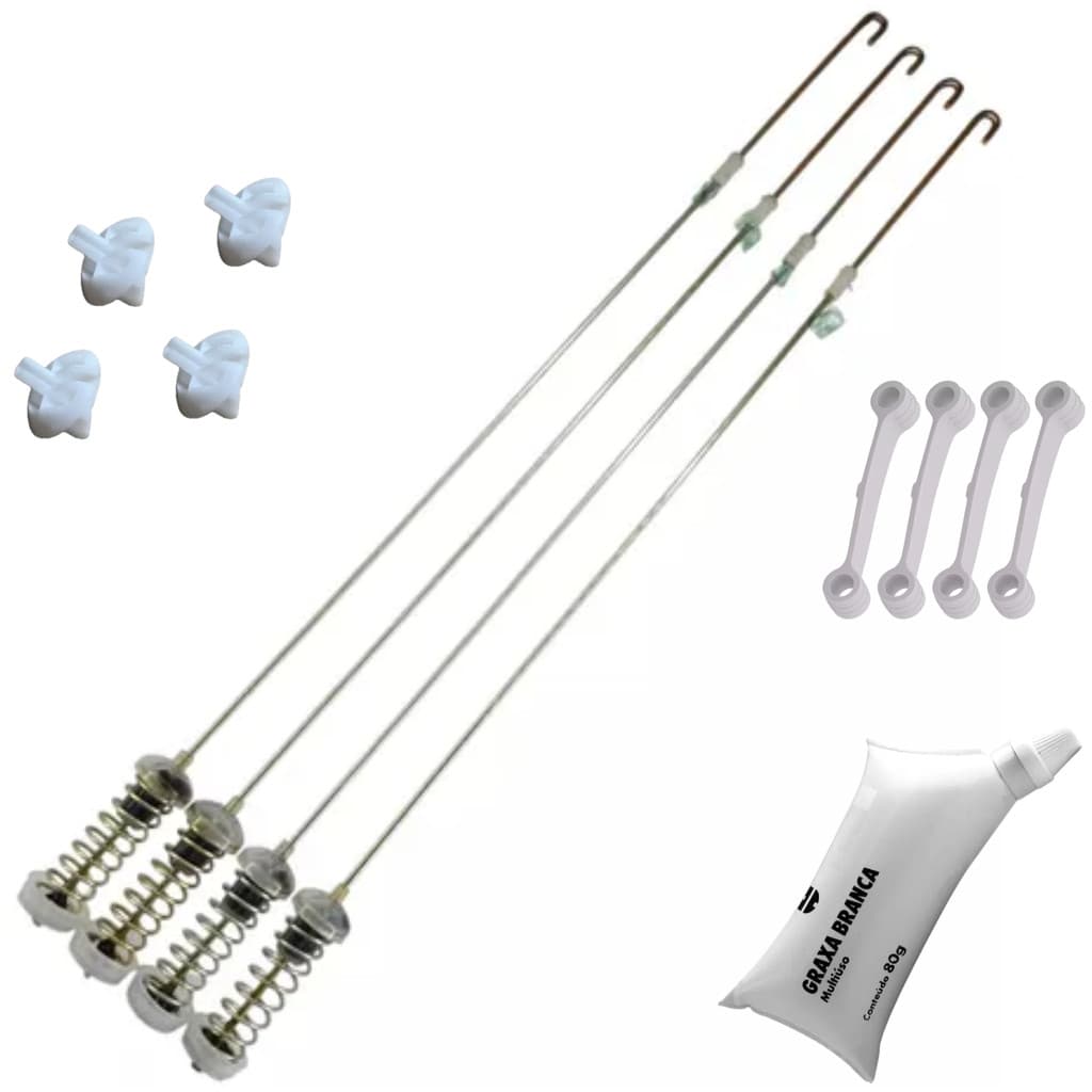 Varas Suspensão Lavadora Brastemp Original Bwl11 Bwq24 Bwl09 Bwf24 Bwk11 Bwk12 Bwu11 Bwf09 06 a 13kg