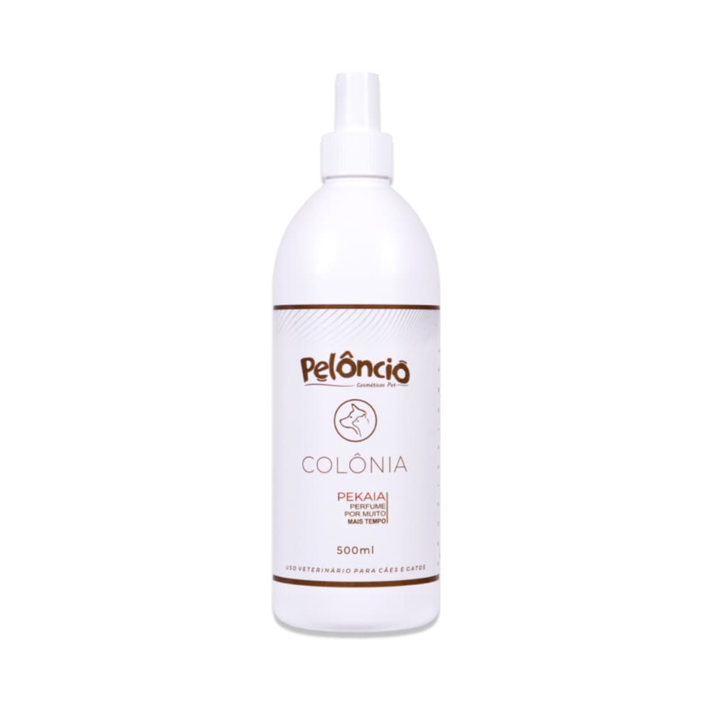 COLÔNIA PET PEKAIA PELÔNCIO 500ML PERFUME CHEIROSO PARA PETS