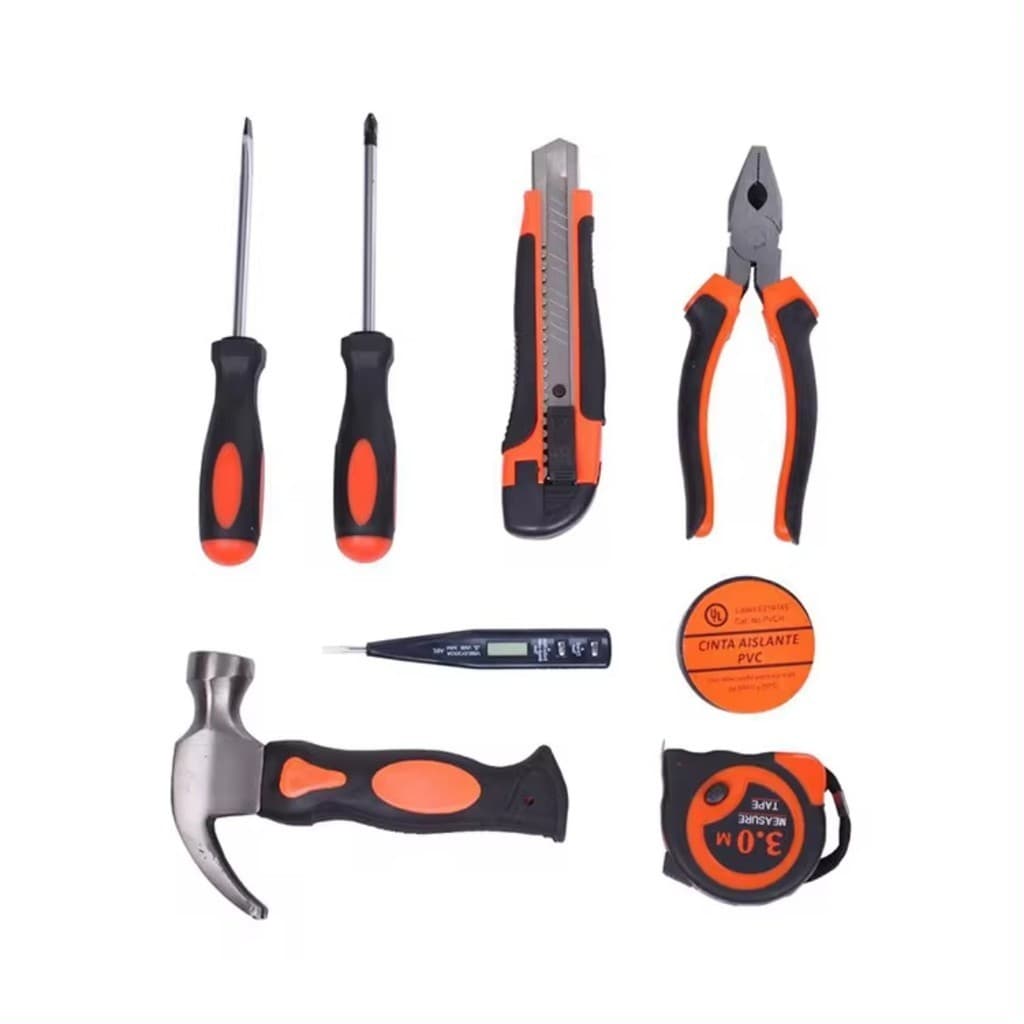 Kit de Ferramentas com Cabos Ergonômicos e Estojo de Transporte, Feitas em Aço Resistente