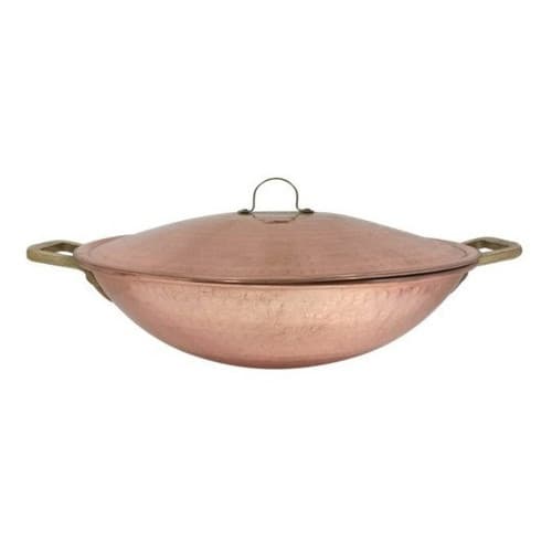 Panela De Cobre Wok G 44 Cm