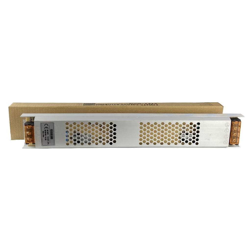 Fonte 12v 50a 600w Chaveada Slim Para Fita E Perfil Led Bivolt