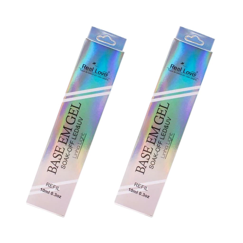 Kit 2 Refil Base em Gel 10 ML - Real Love