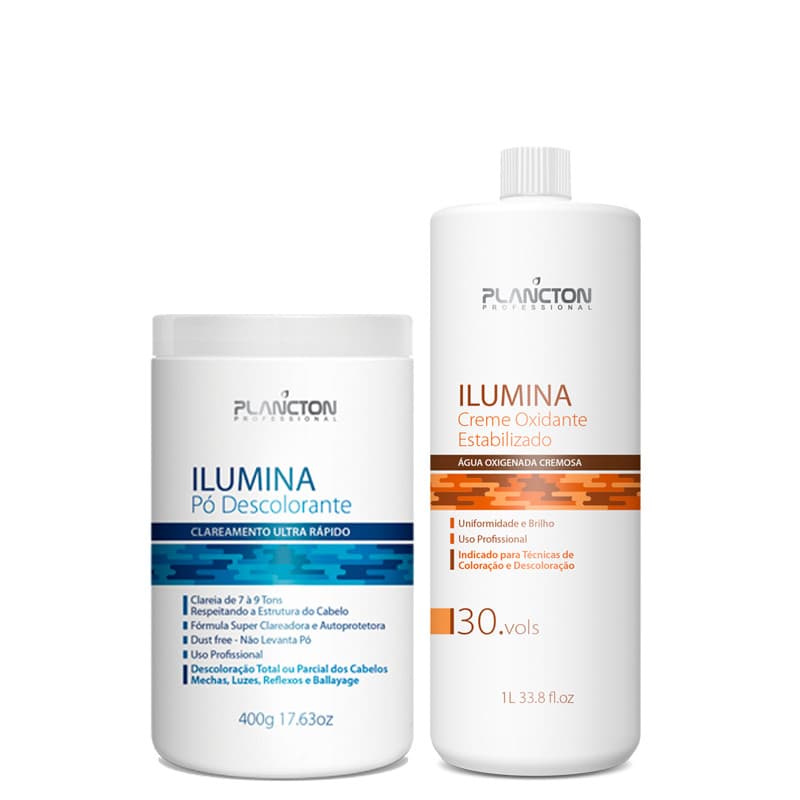 Pó Descolorante + Ilumina Ox 30 -  Plancton Professional