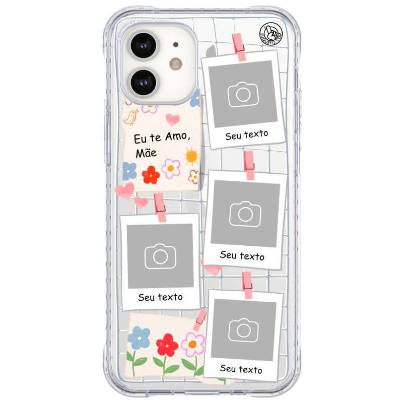 Capinha de Celular Personalizada Mural de Fotos - Diversos Celulares