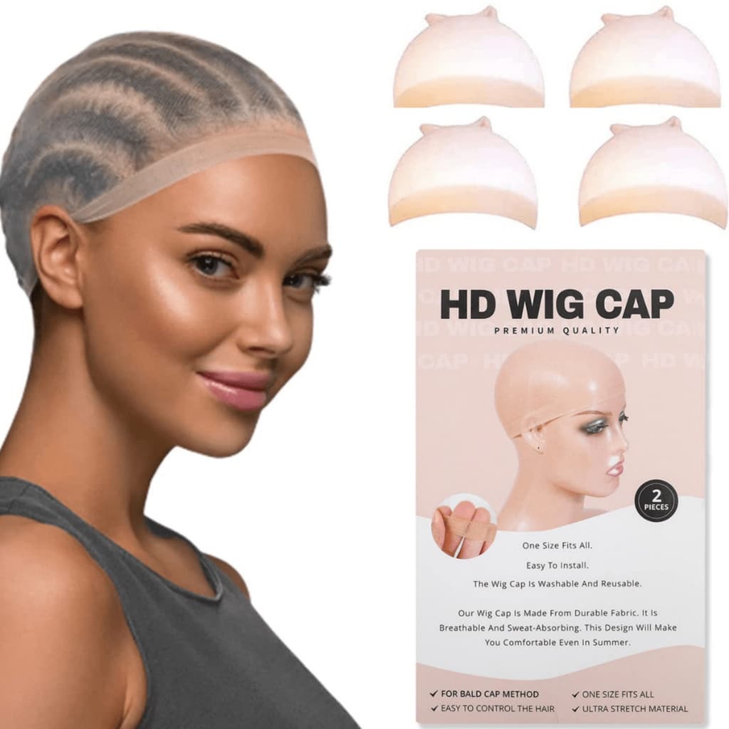 Touca Wig Cap HD Invisível Para Laces Perucas com 2un